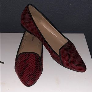 Red flats size 6